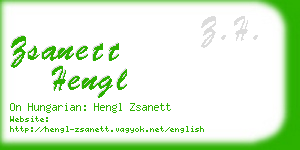 zsanett hengl business card